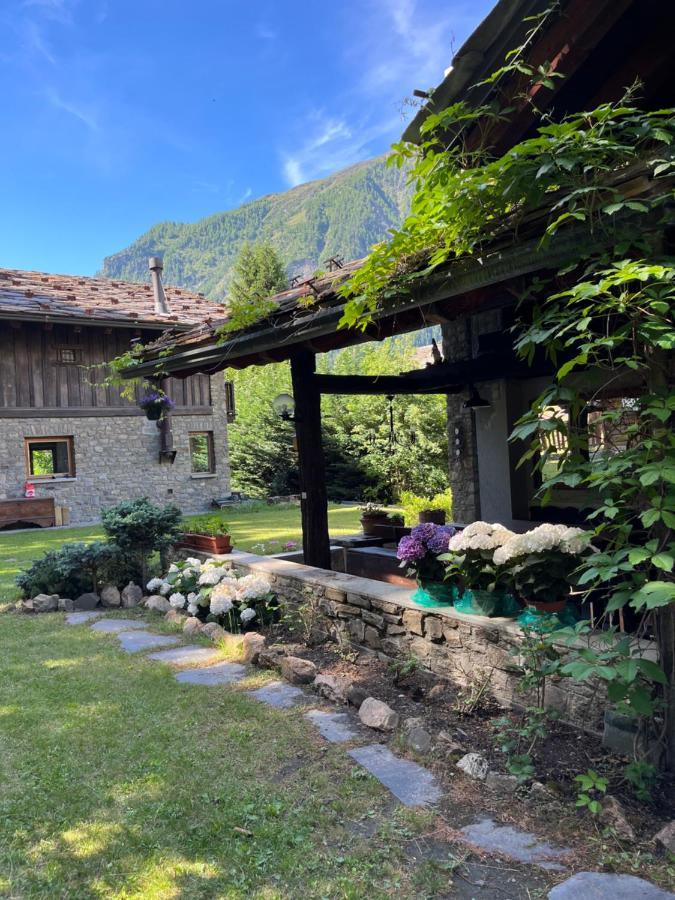 Chalet Blanc "Le Flocon" Courmayeur Exterior photo